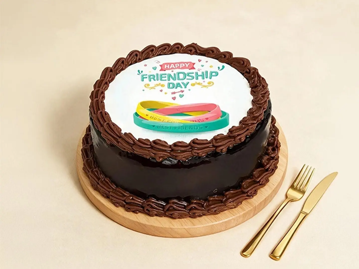 Chocolate Cake For Friendship Day
