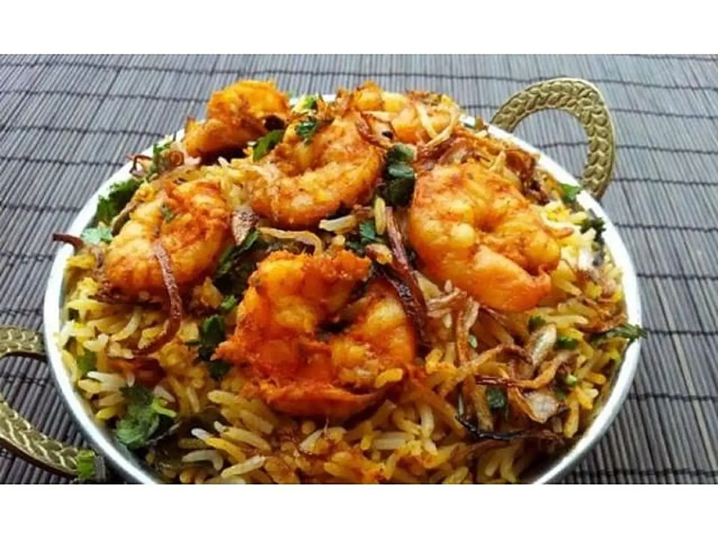 وجبة جمبري برياني