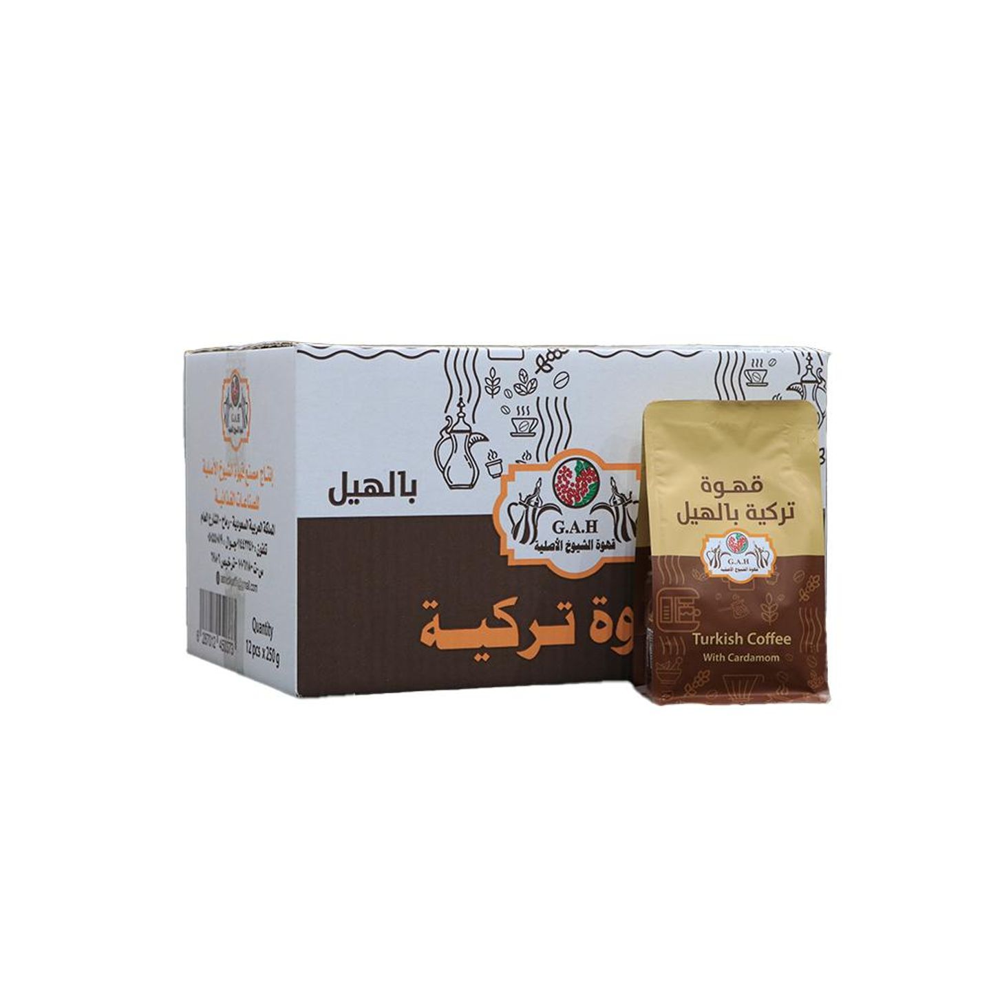 Turkish Coffee With Cardamom 12*250g
