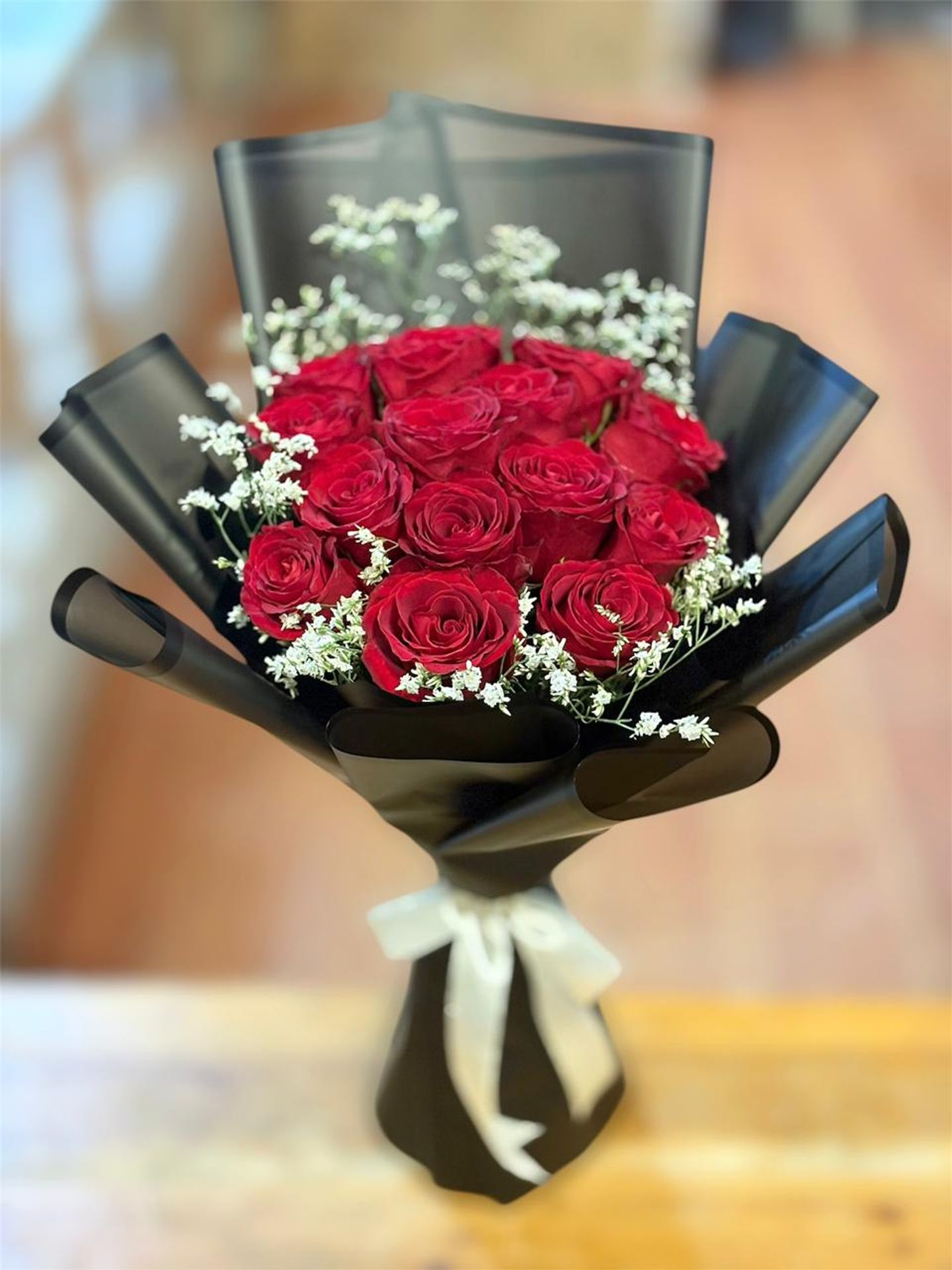 بوكيه عشق غلاف اسود
