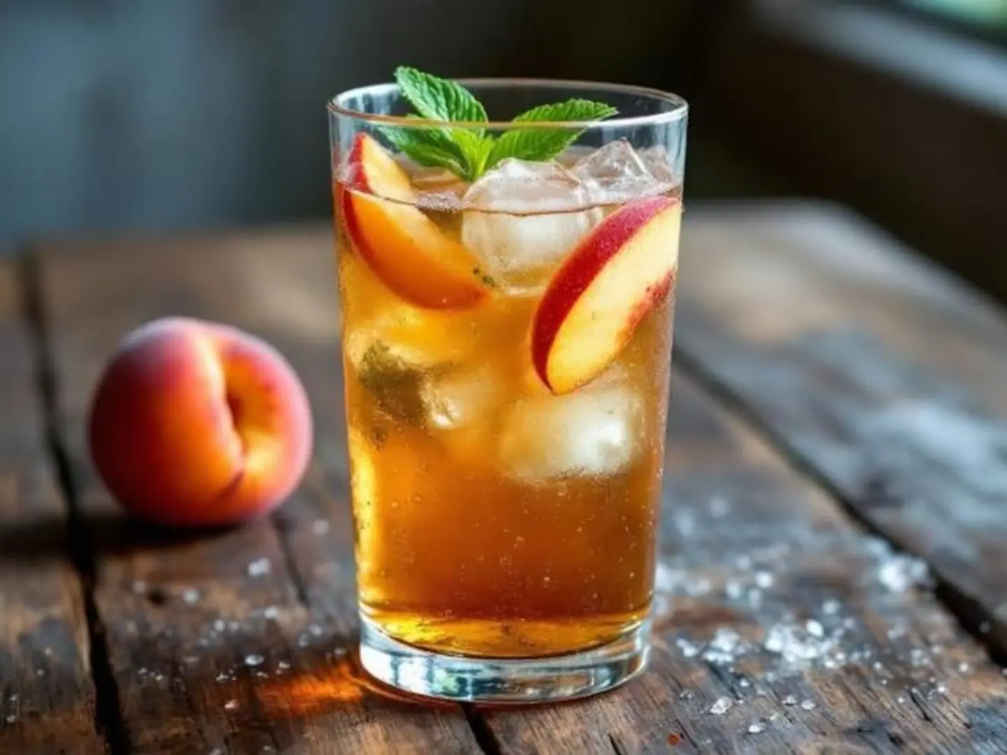 Cold Peach Tea