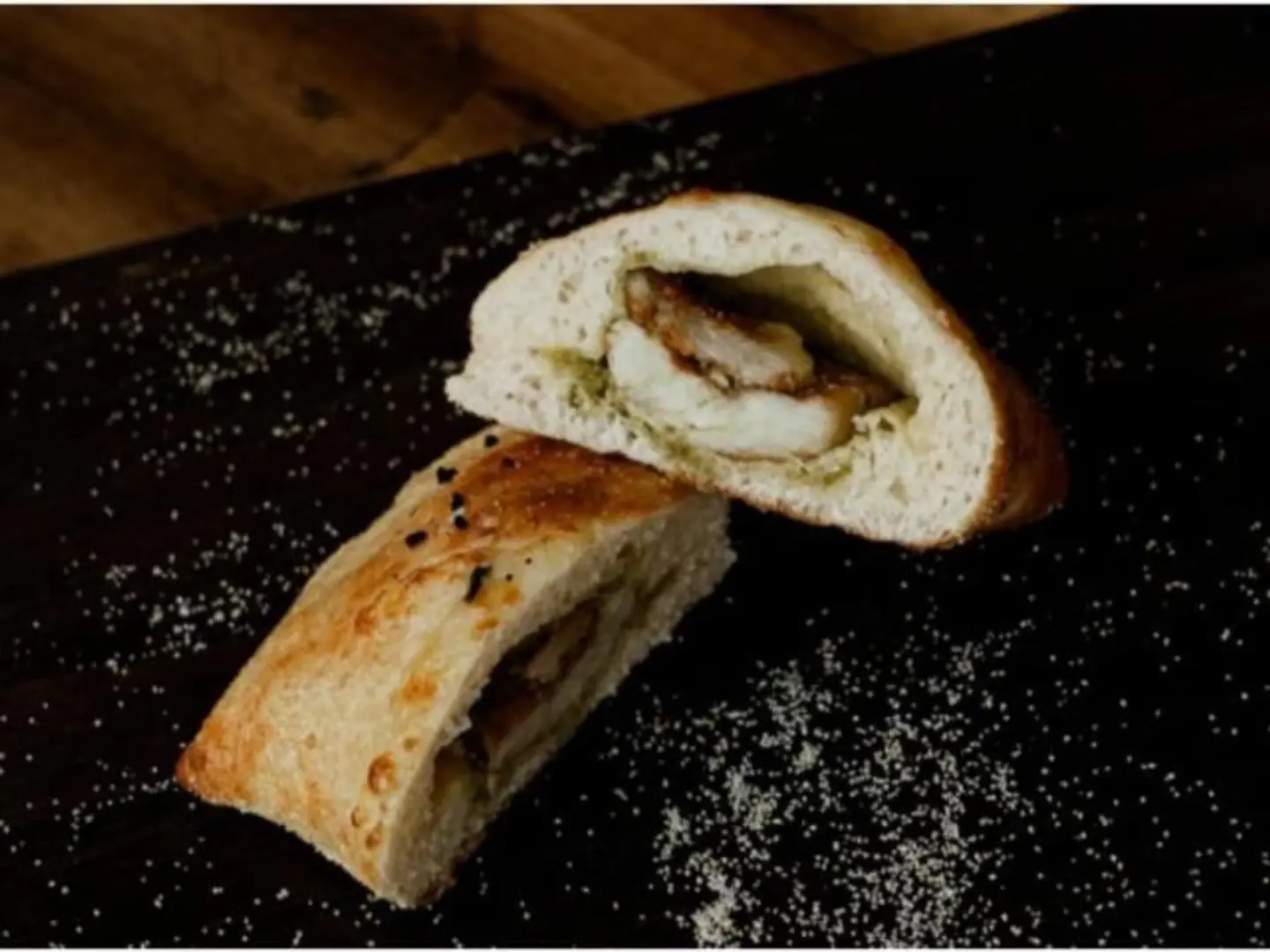 فطيرة دجاج بالبيستو