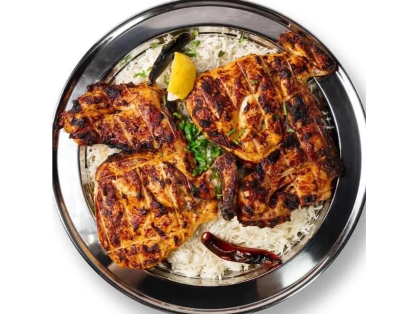 Whole Charcoal Grilled Chicken With Temmn