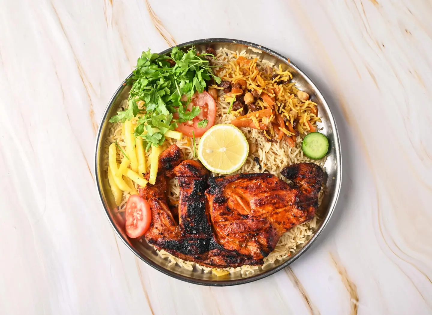 Whole Charcoal Grilled With Rice