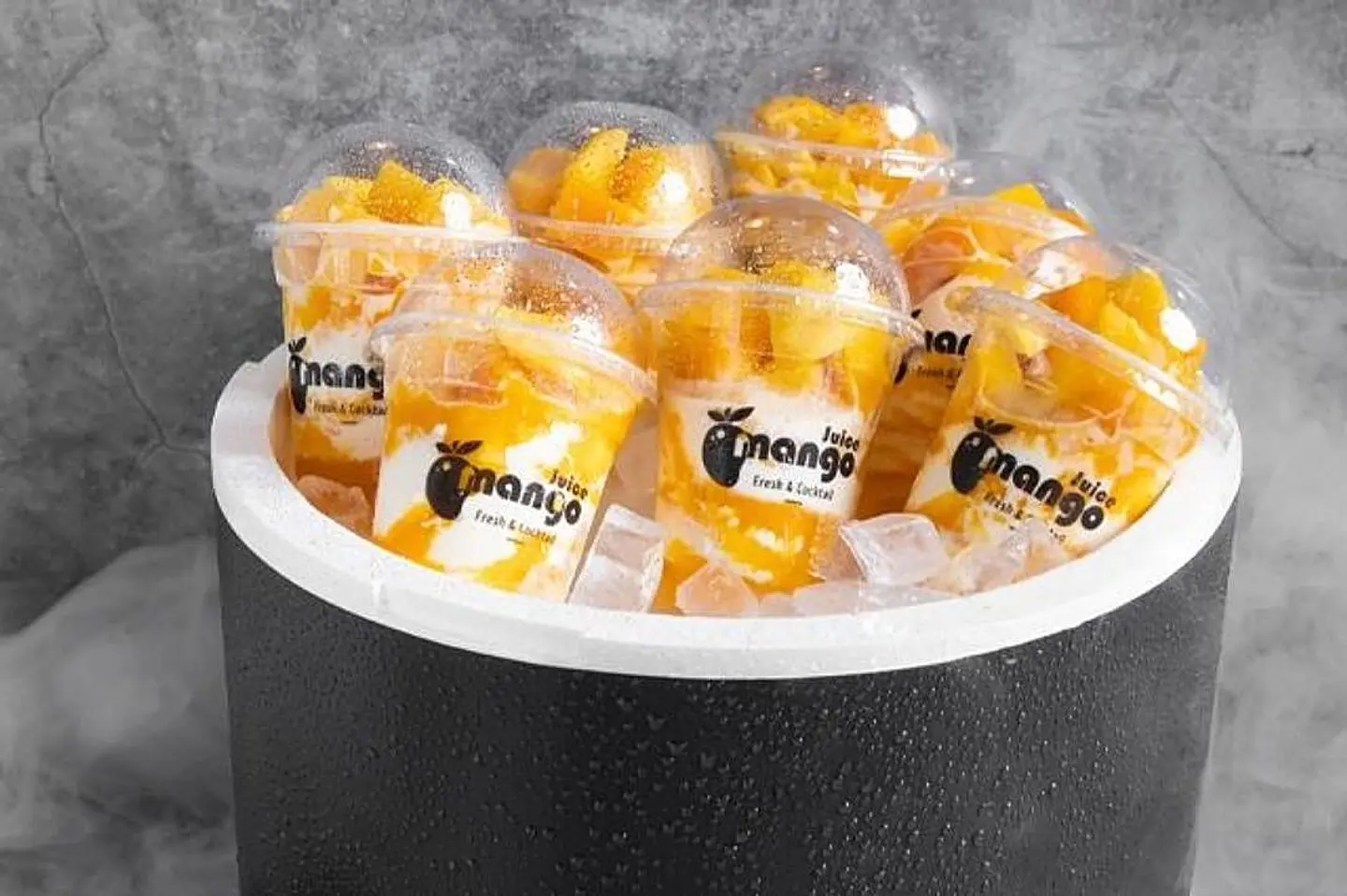 Hockey Poke Mango Ice Cream Box