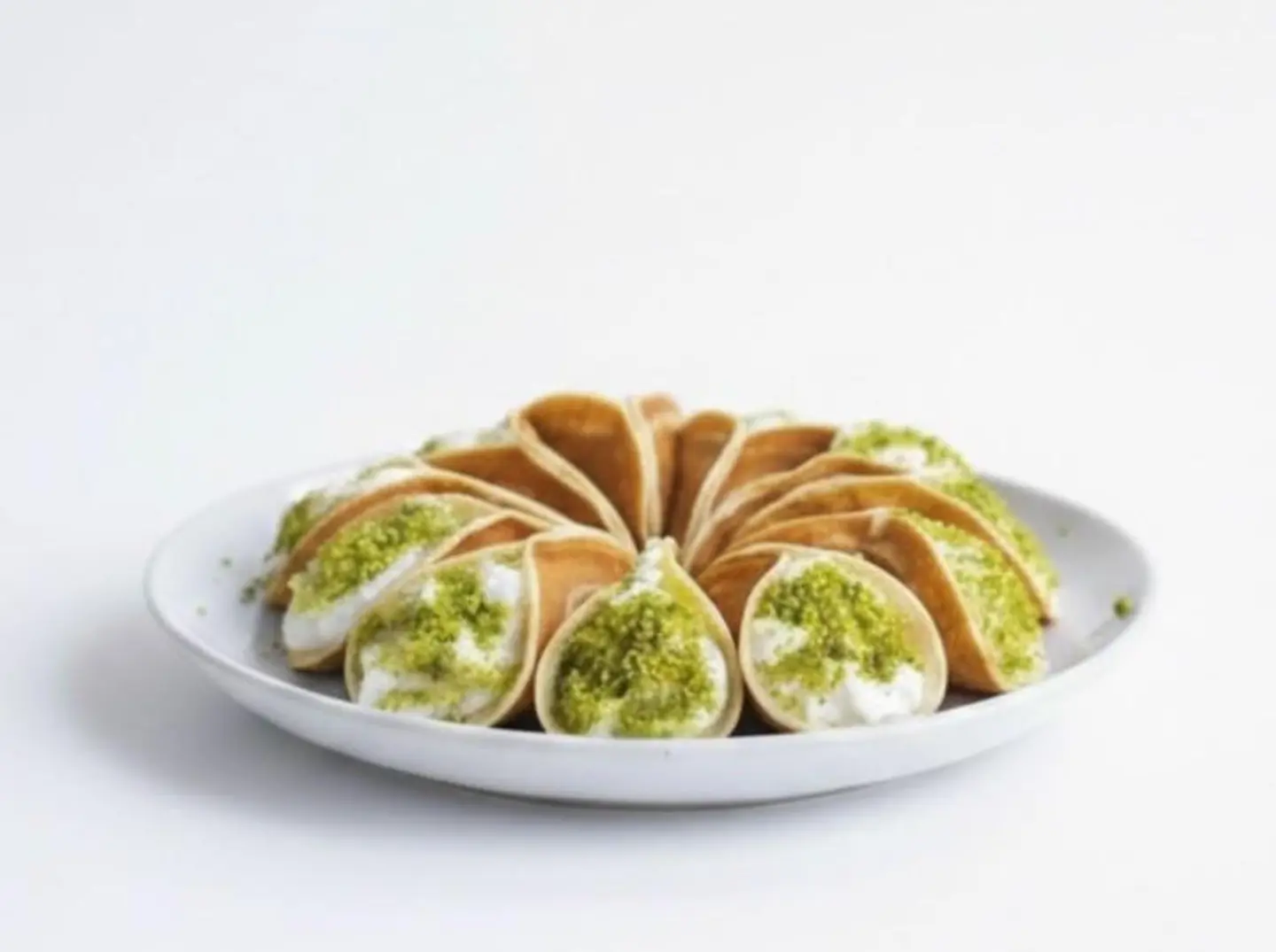 Qatayef With Sweet Dog In The Center