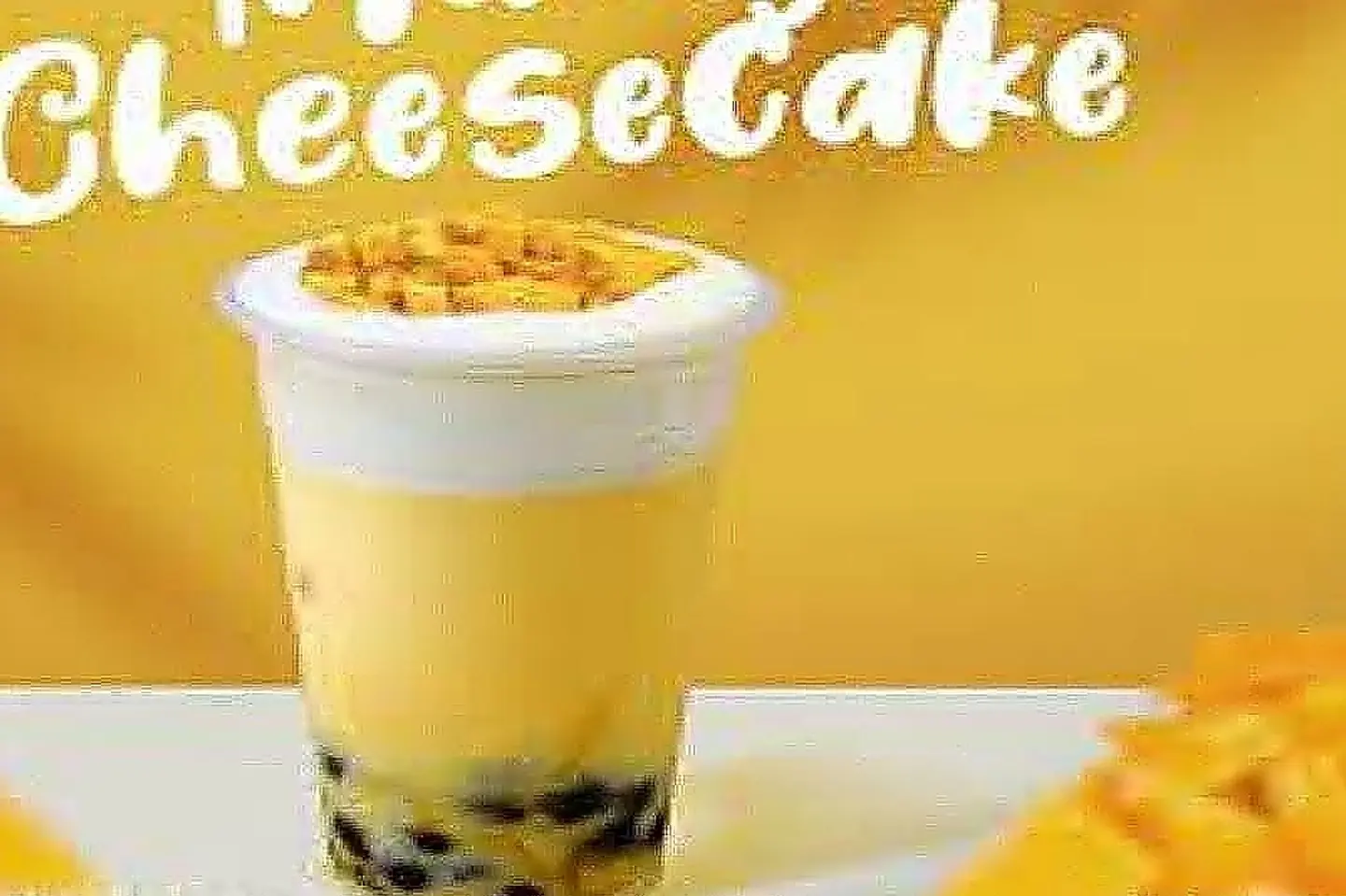 شاي حليب تشيزكيك مانجو