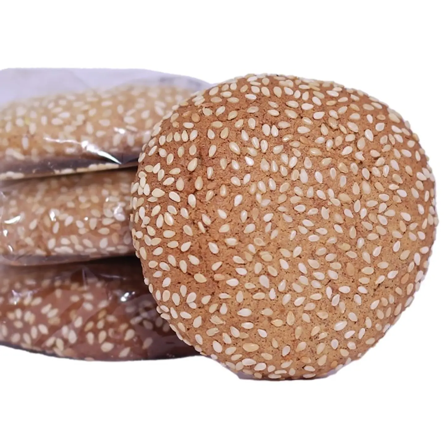 A Brown Sesame Piece