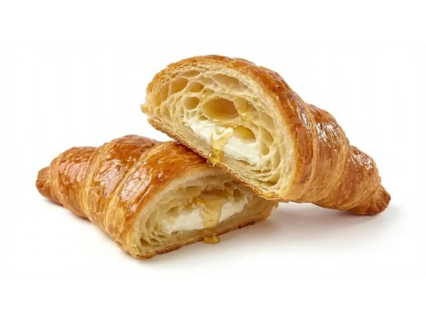 كرواسون جبن عكاوي مع عسل