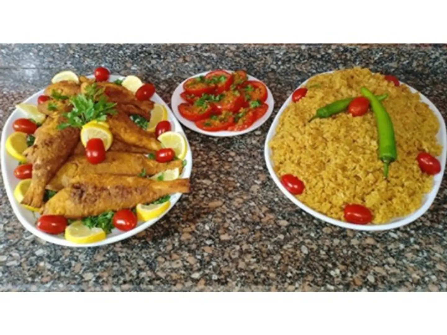 Fried Coral Fish Meal