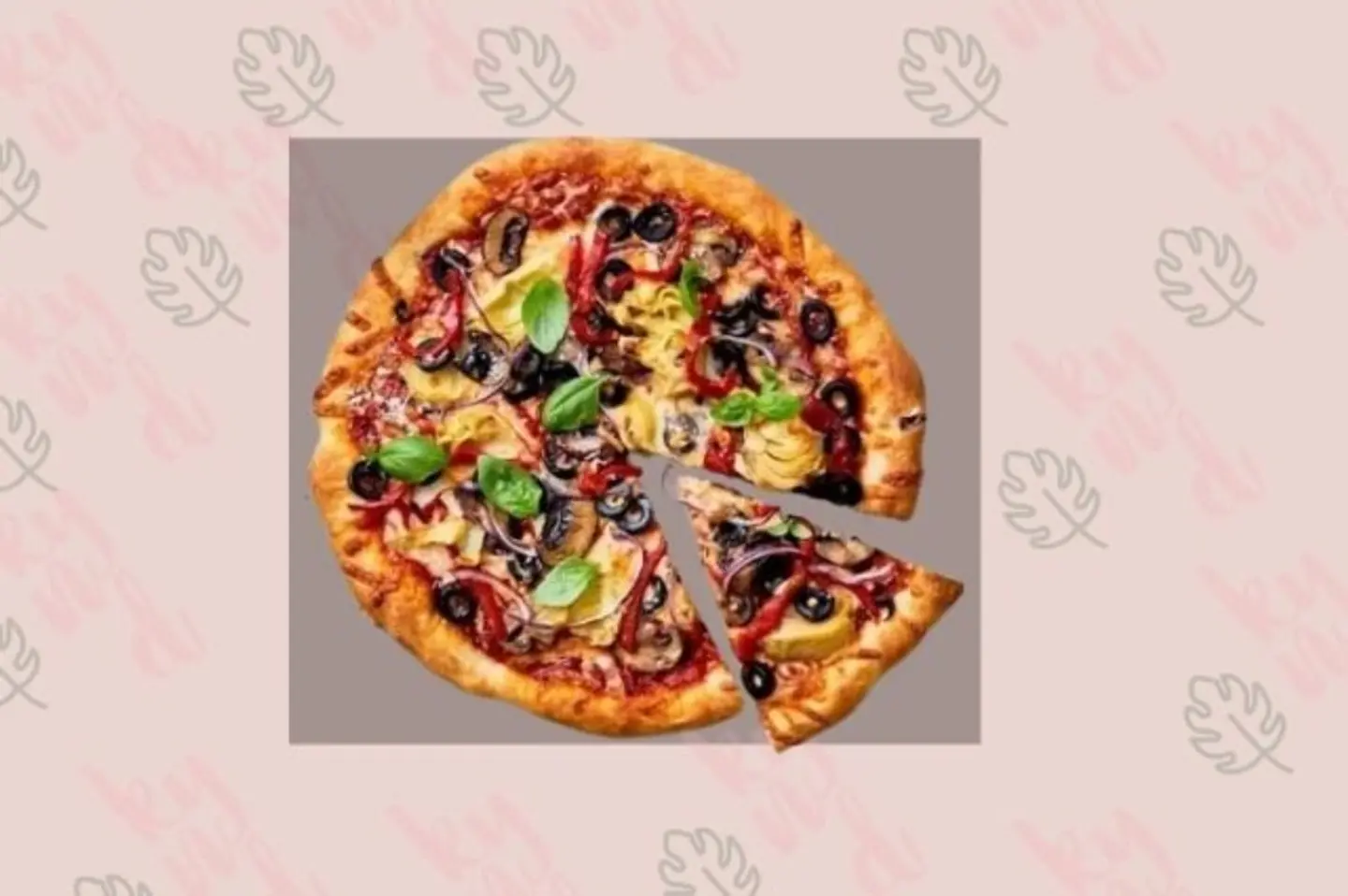 بيتزا الخضار النباتية