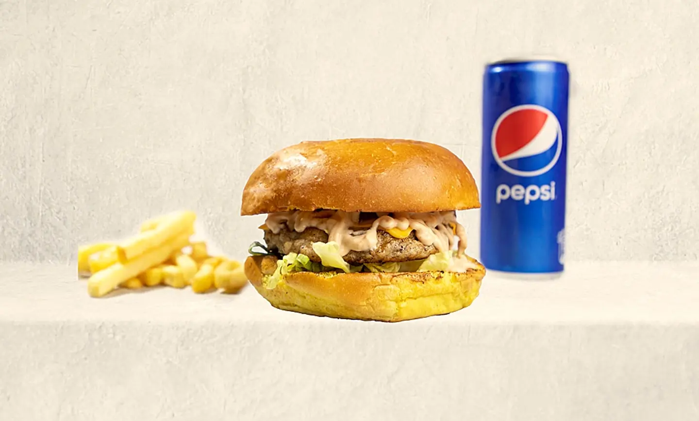 وجبة برجر دجاج