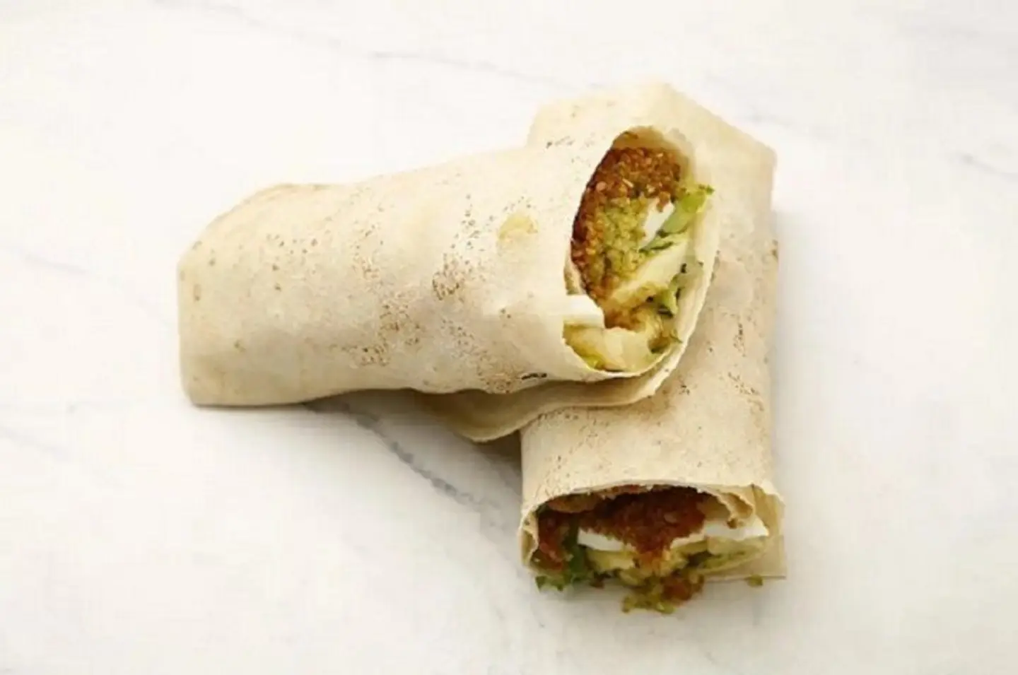 Falafel Sandwich With Egg