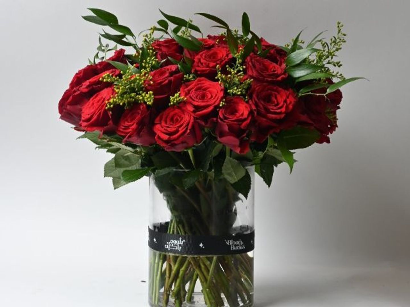 Red Elegance Vase