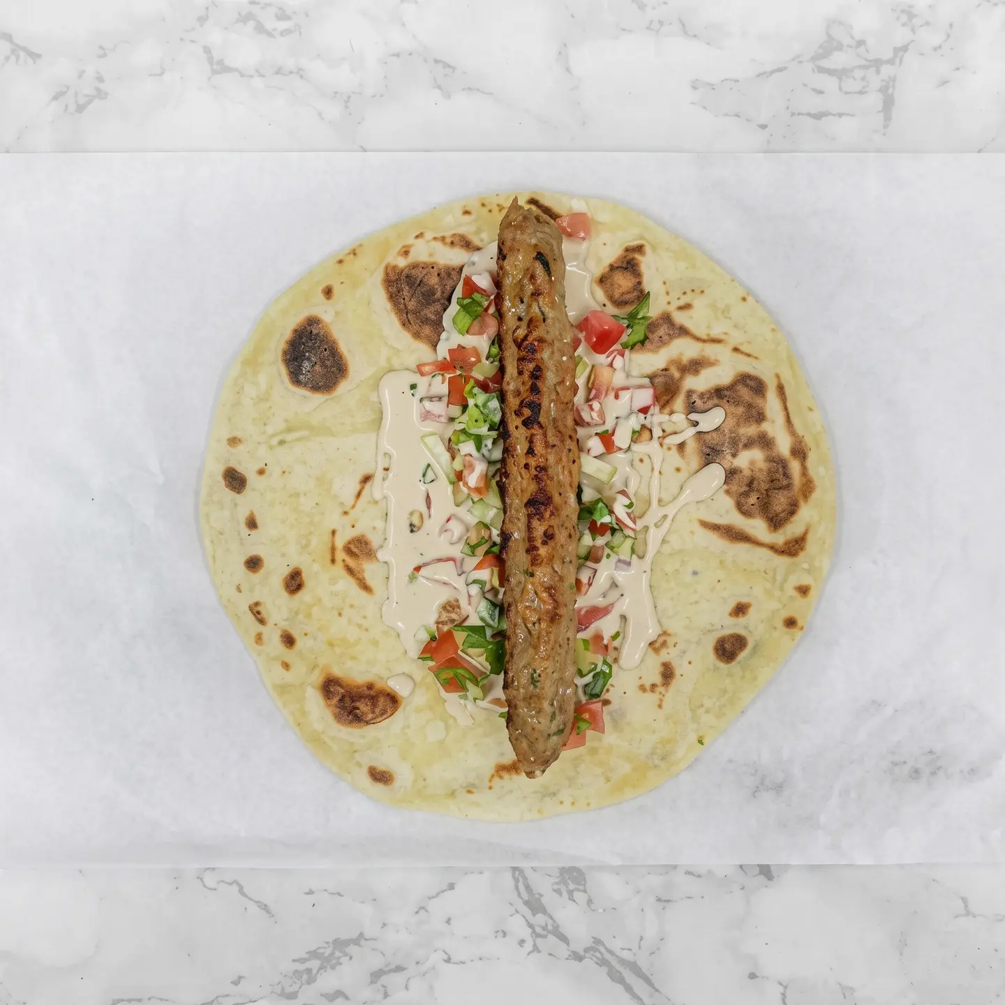 Chapati Chicken Kebab
