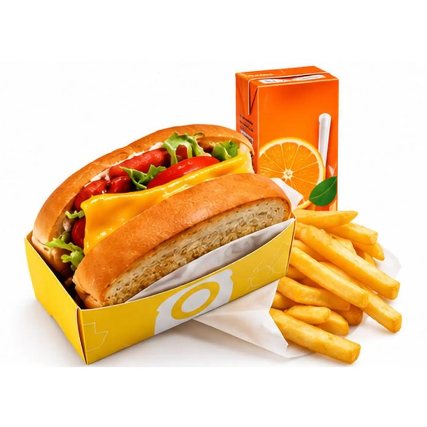 My Toast Chicken Burger