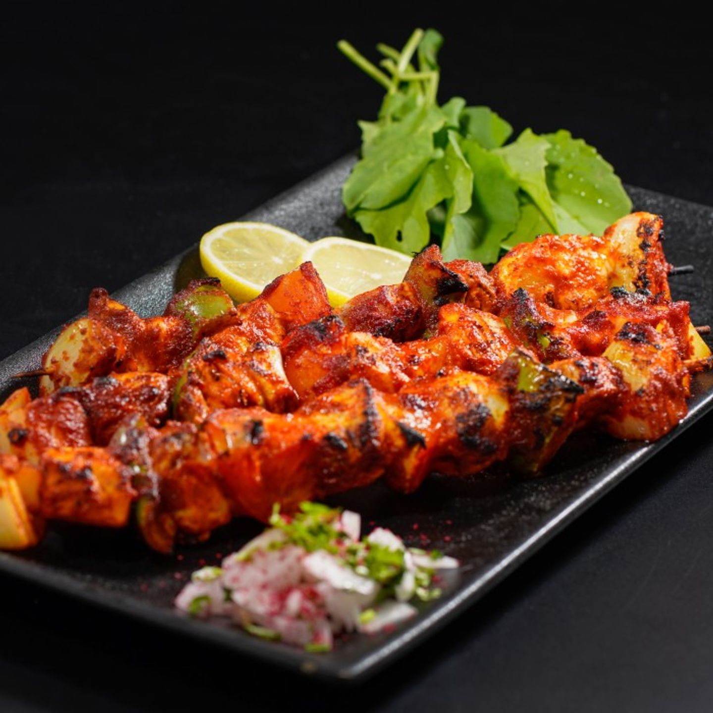 أوصال سمك مشوي