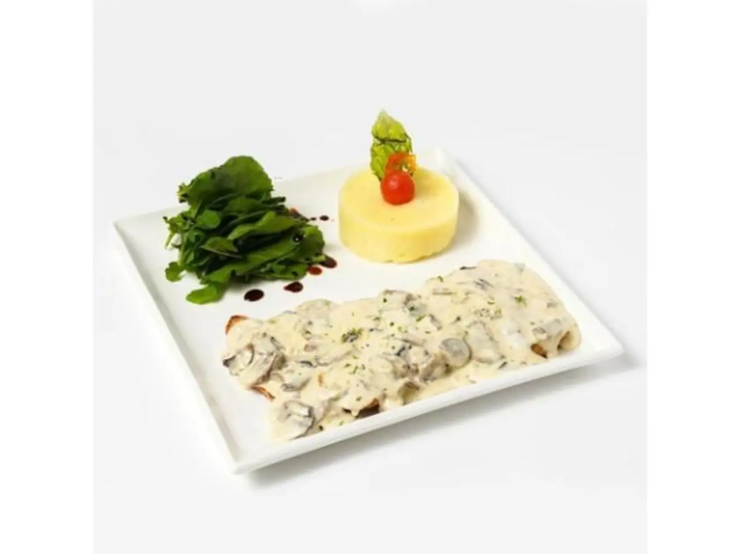 دجاج صوص الكريمة والفطر