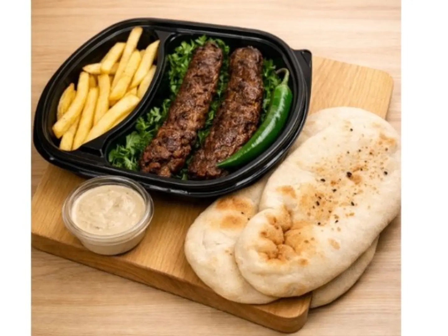 وجبة كباب لحم