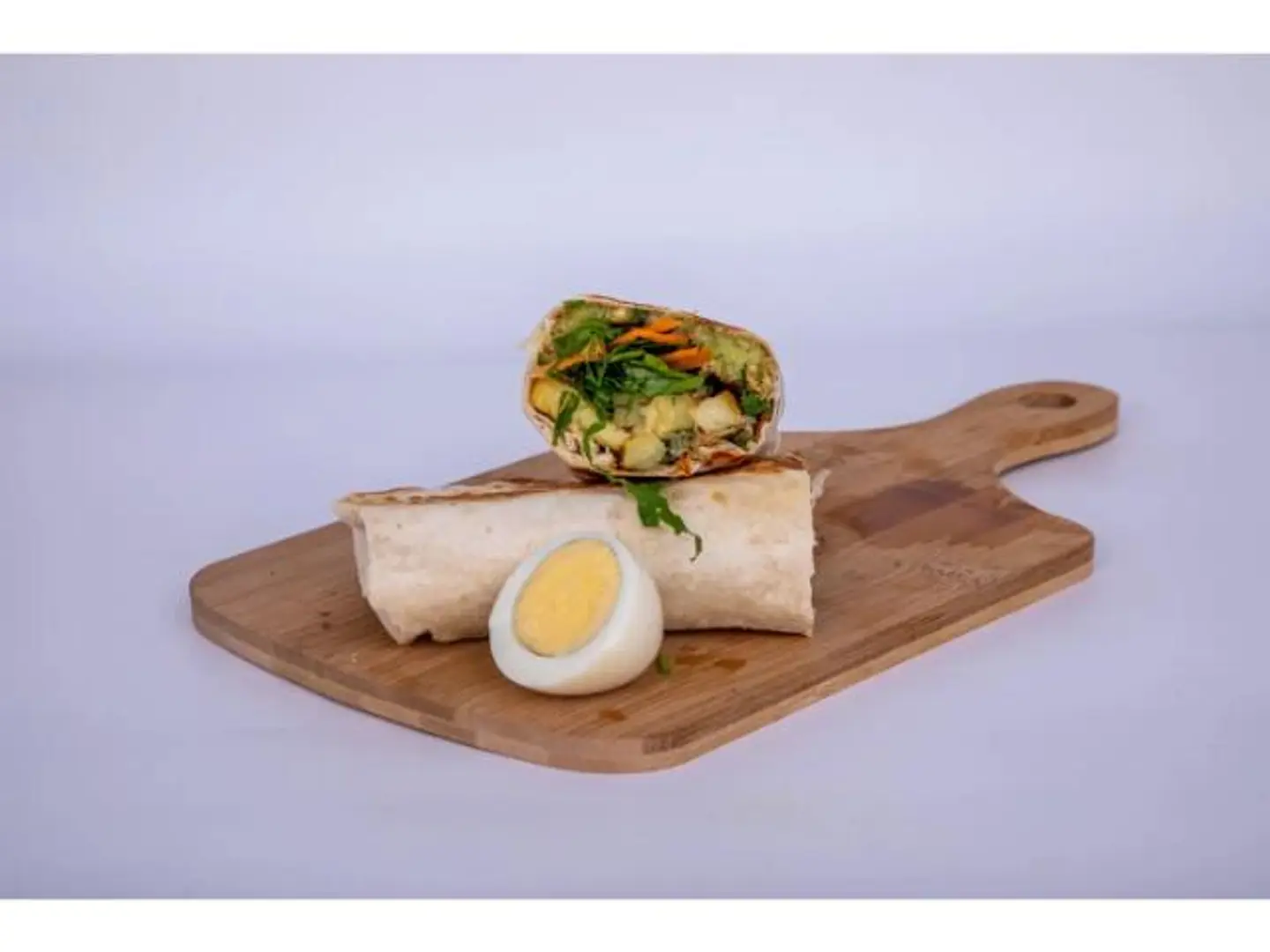 Falafel Sandwich With Cheese And Egg