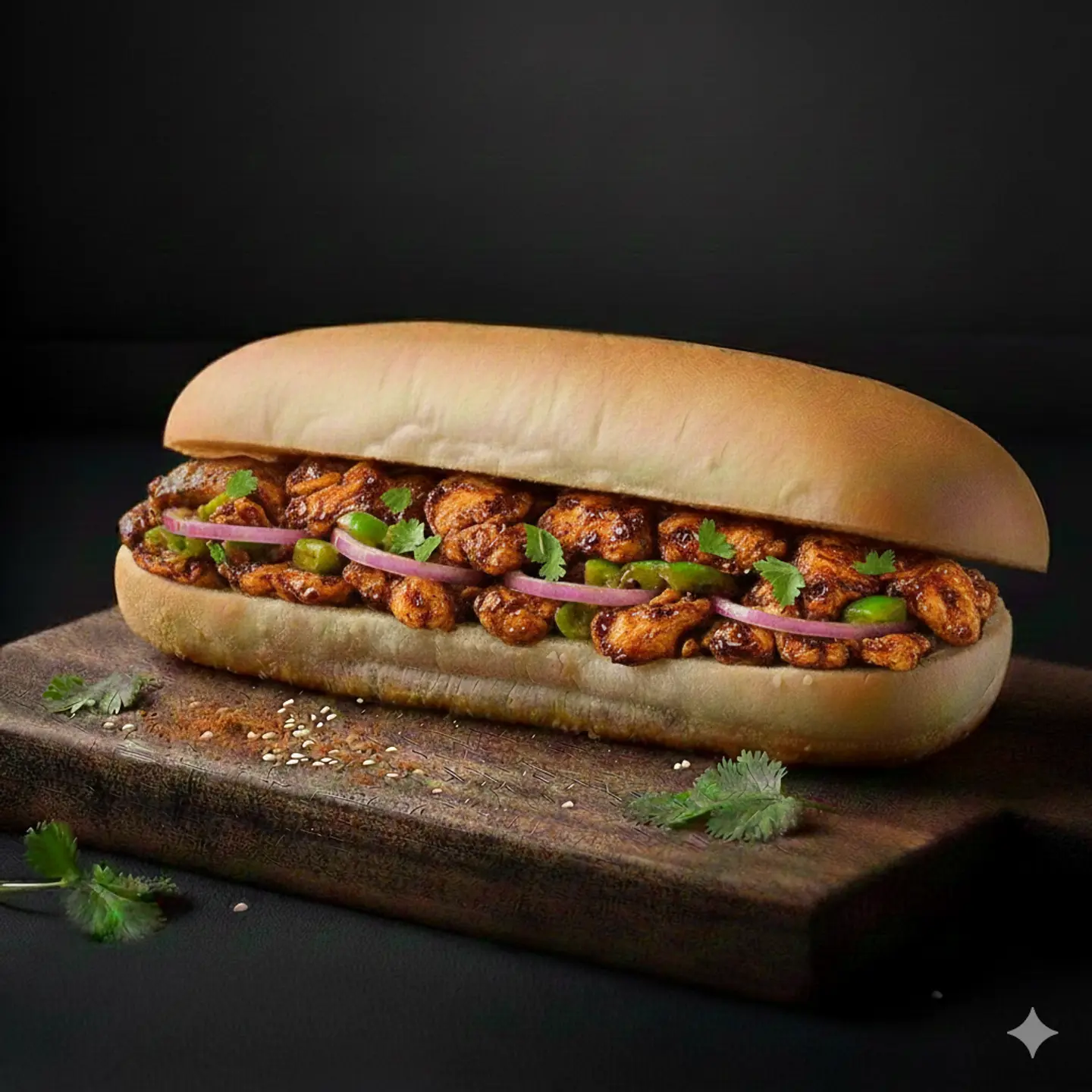 ساندويش مقلقل دجاج صامولي