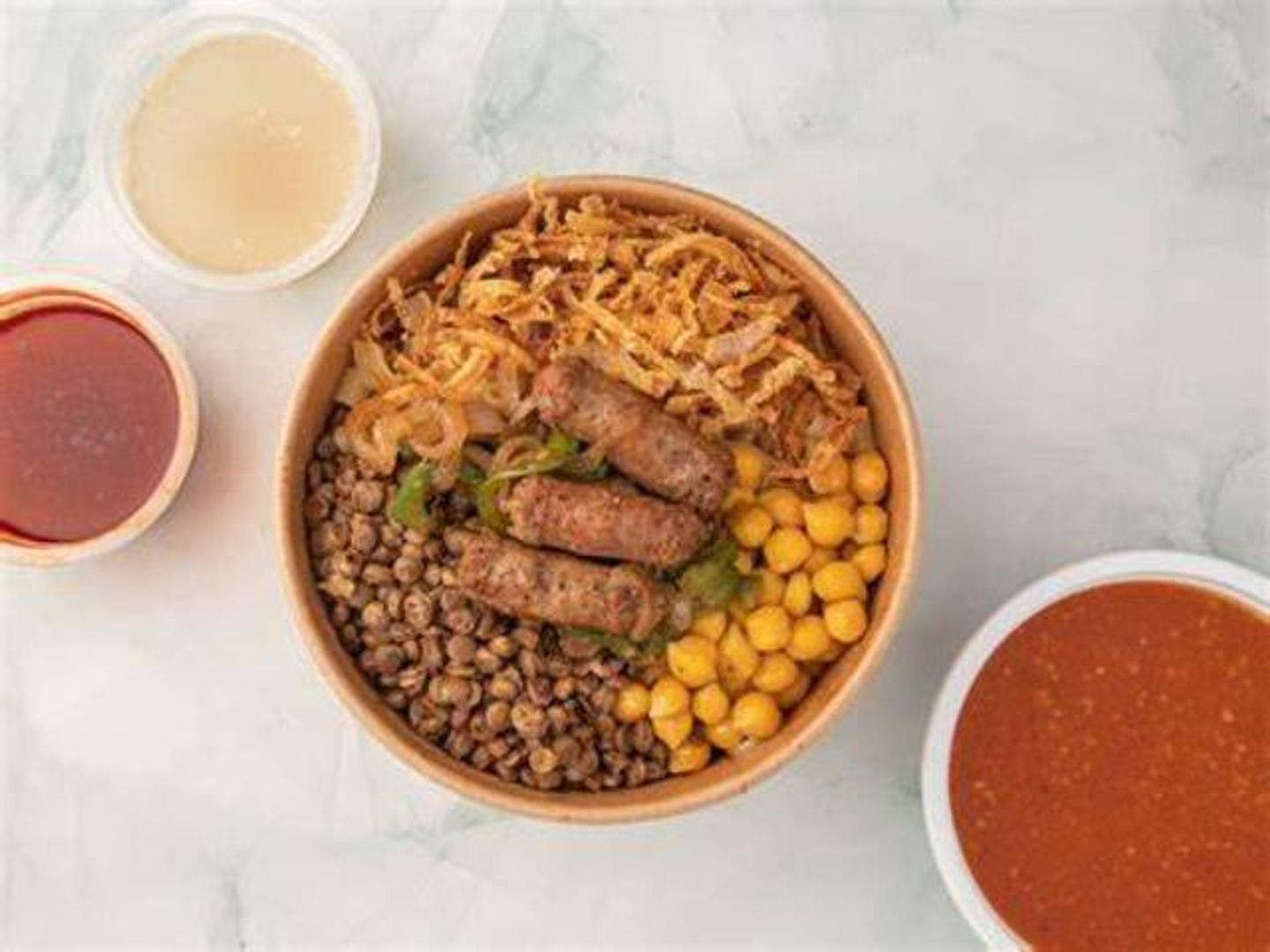 Koshari With Sausage