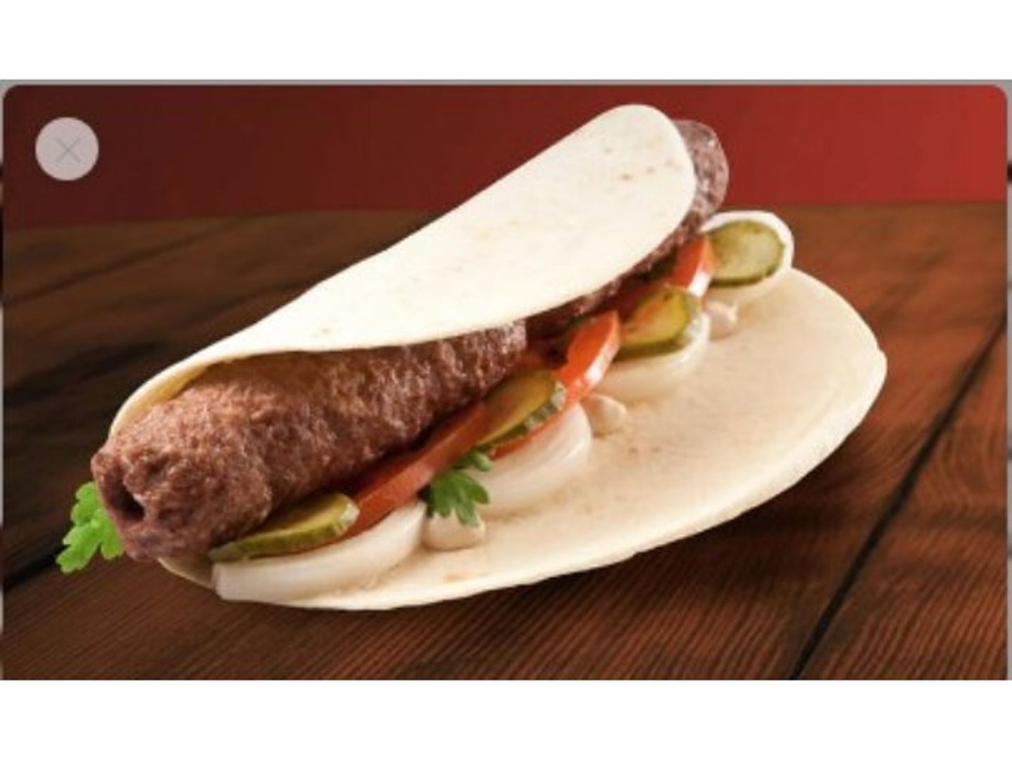 Meat Kebab Sandwich
