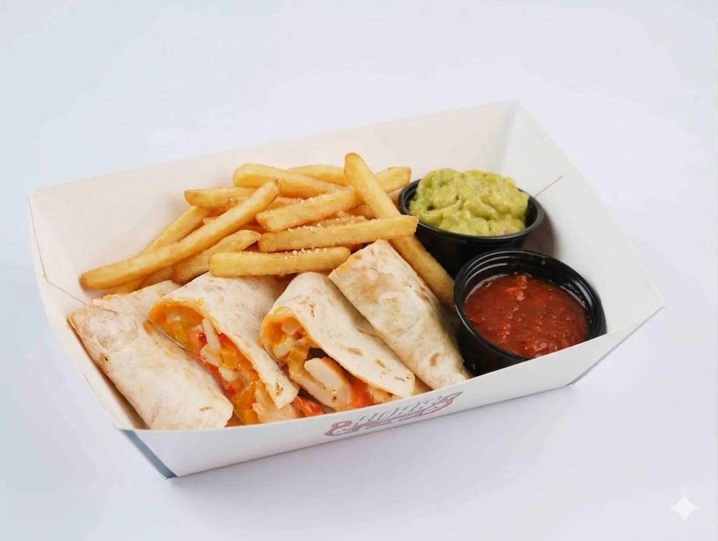 Chicken Quesadilla W/Fries