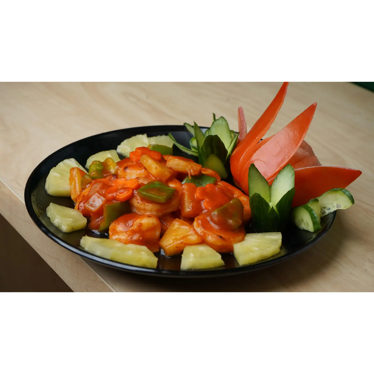 Shrimp Sweet And Saur With Apollo Rice