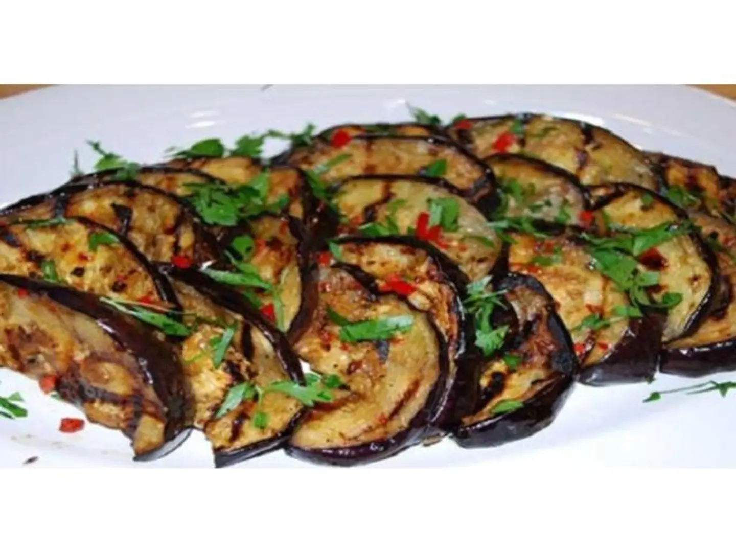 سلطة باذنجان مخلل