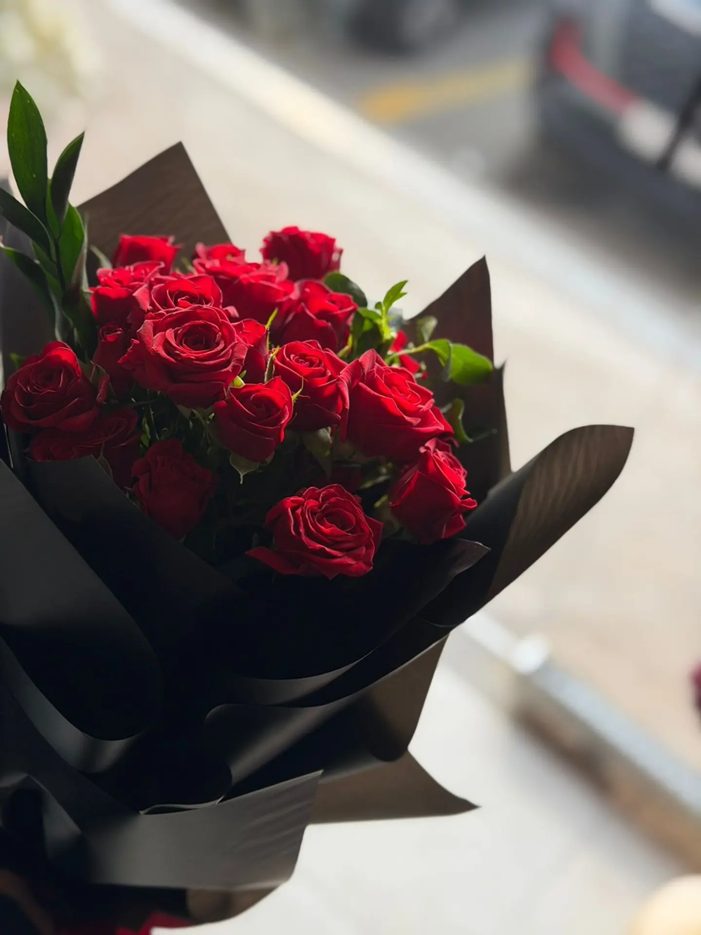 باقة بيبي روز احمر