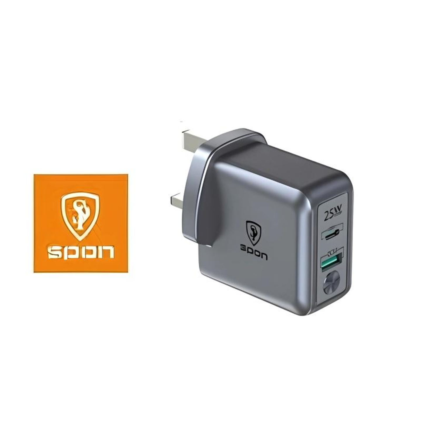 Spoon Charger 25 W Usb C + Usb