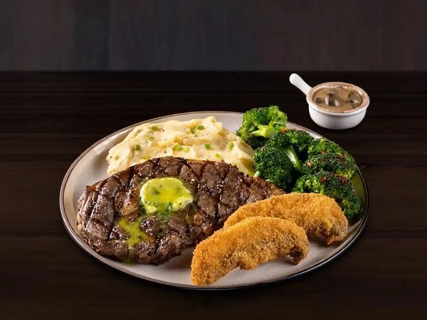Double Mushroom Ribeye