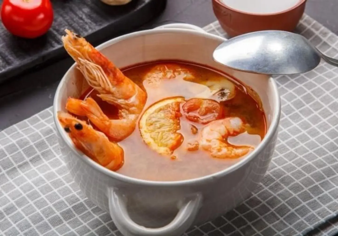 شوربة جمبري ريد صوص