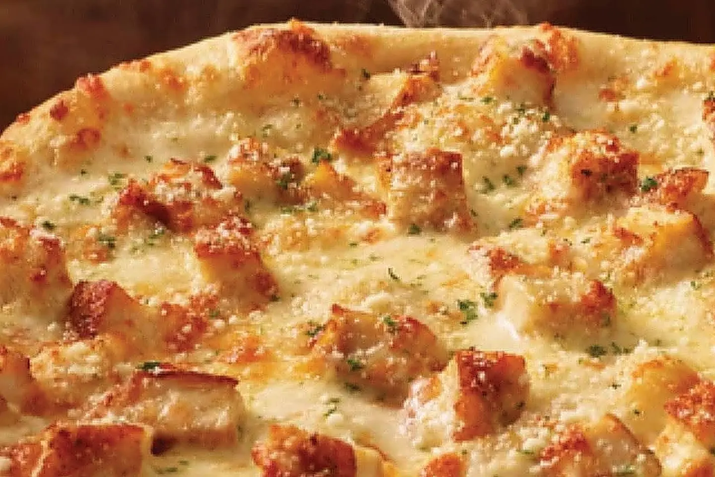 Chicken Alfredo Pizza