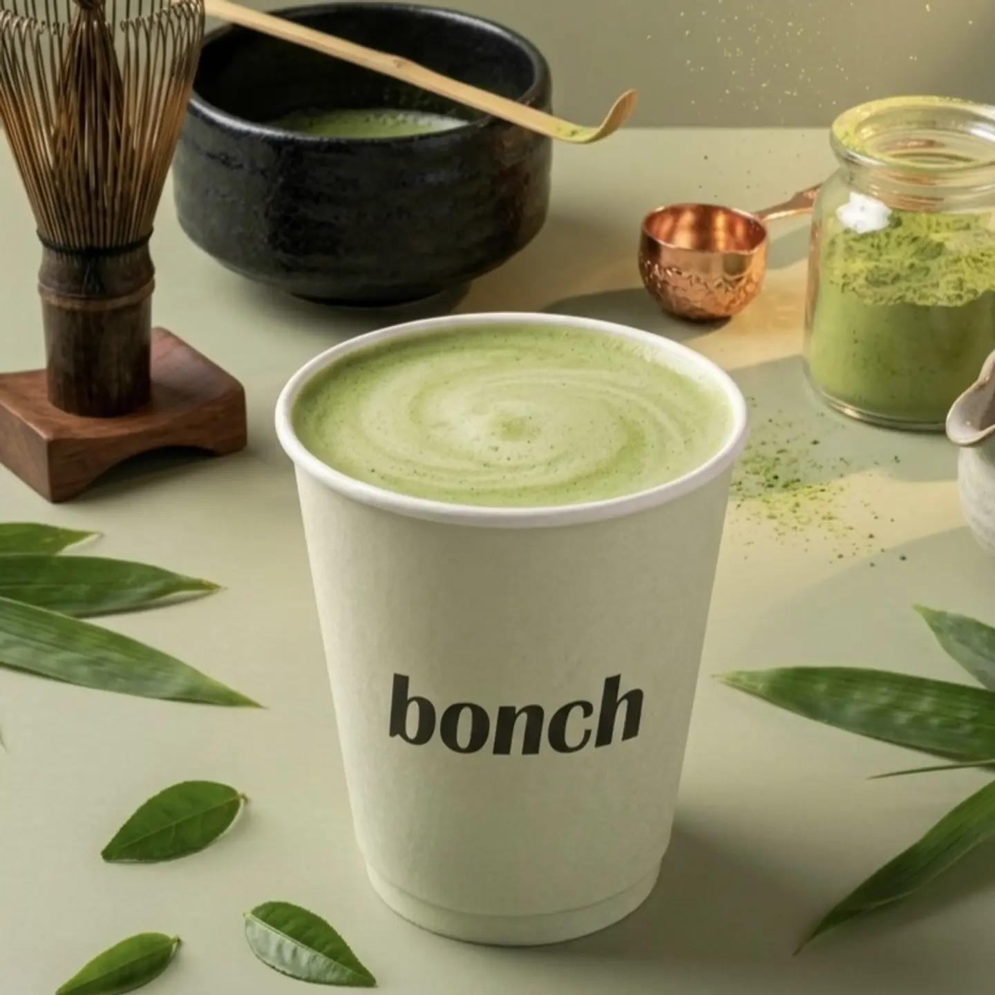 Matcha With Coconut Milk