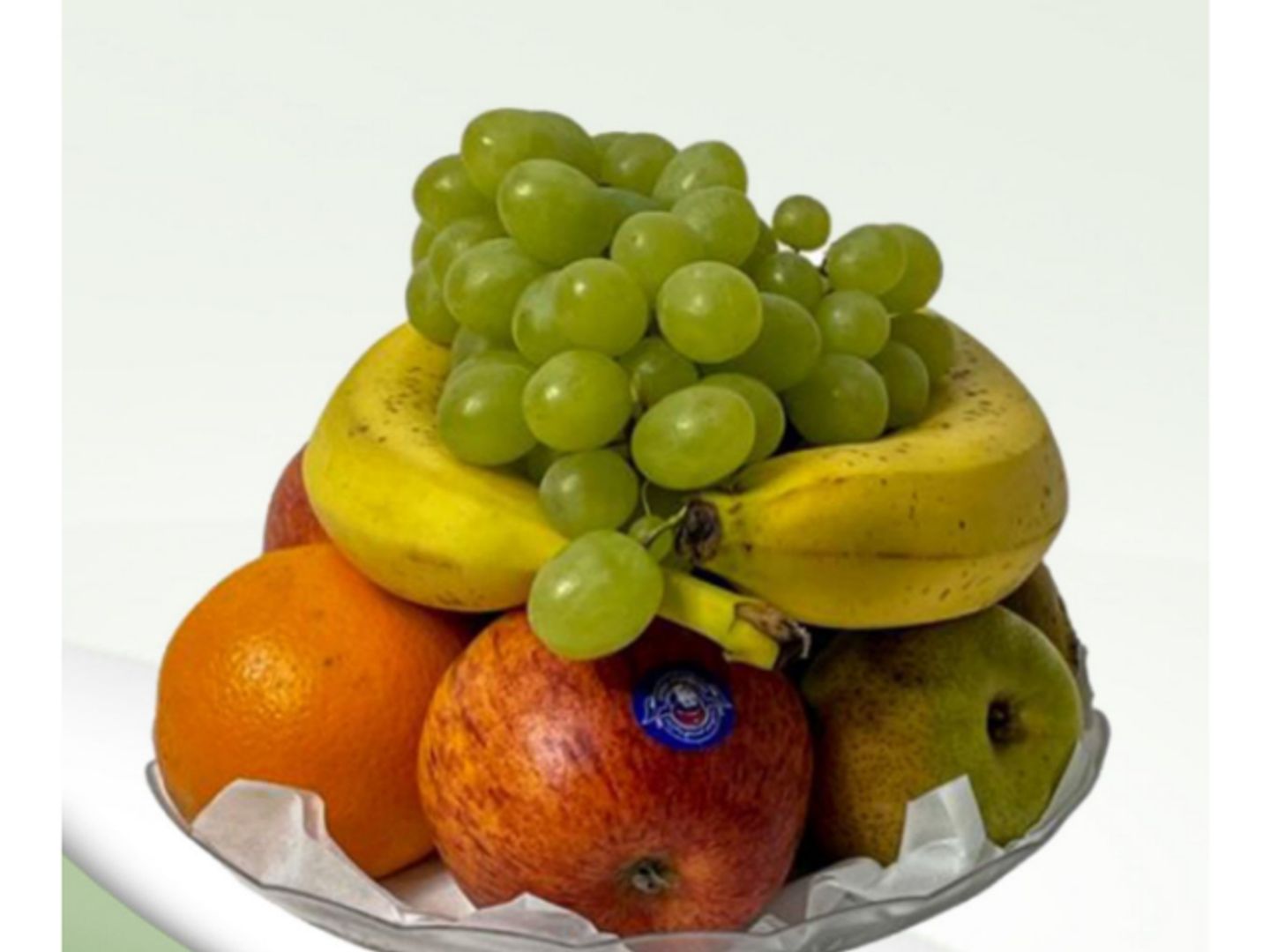 طبق فواكة مشكل