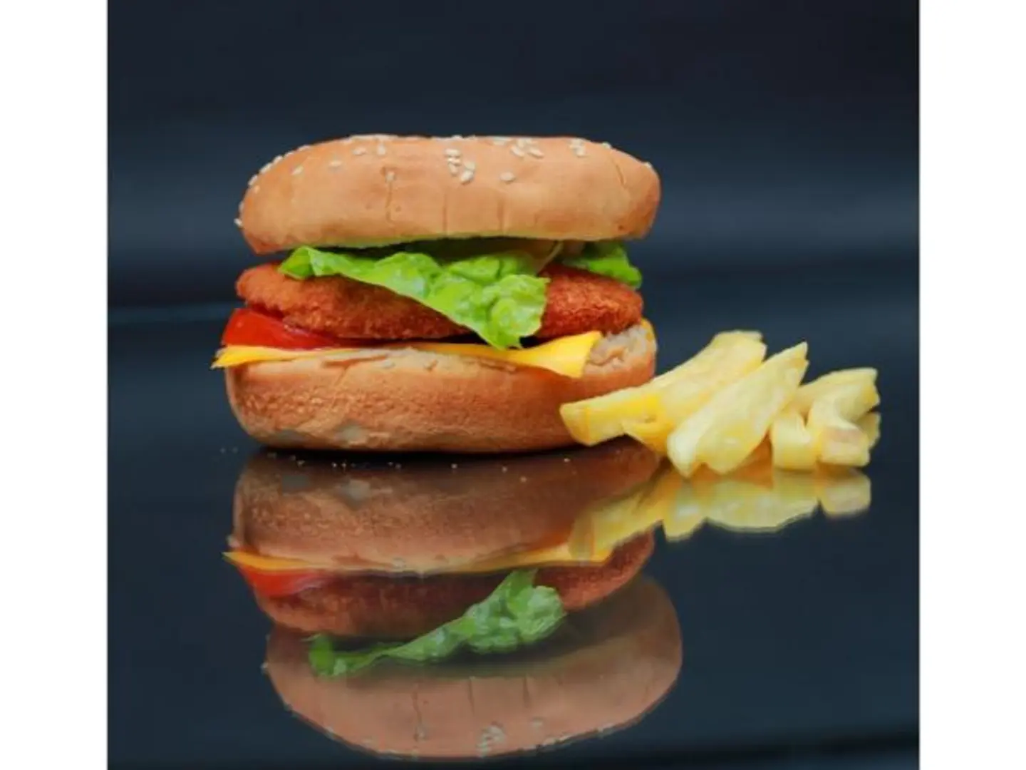 Chicken Burger With Cheese