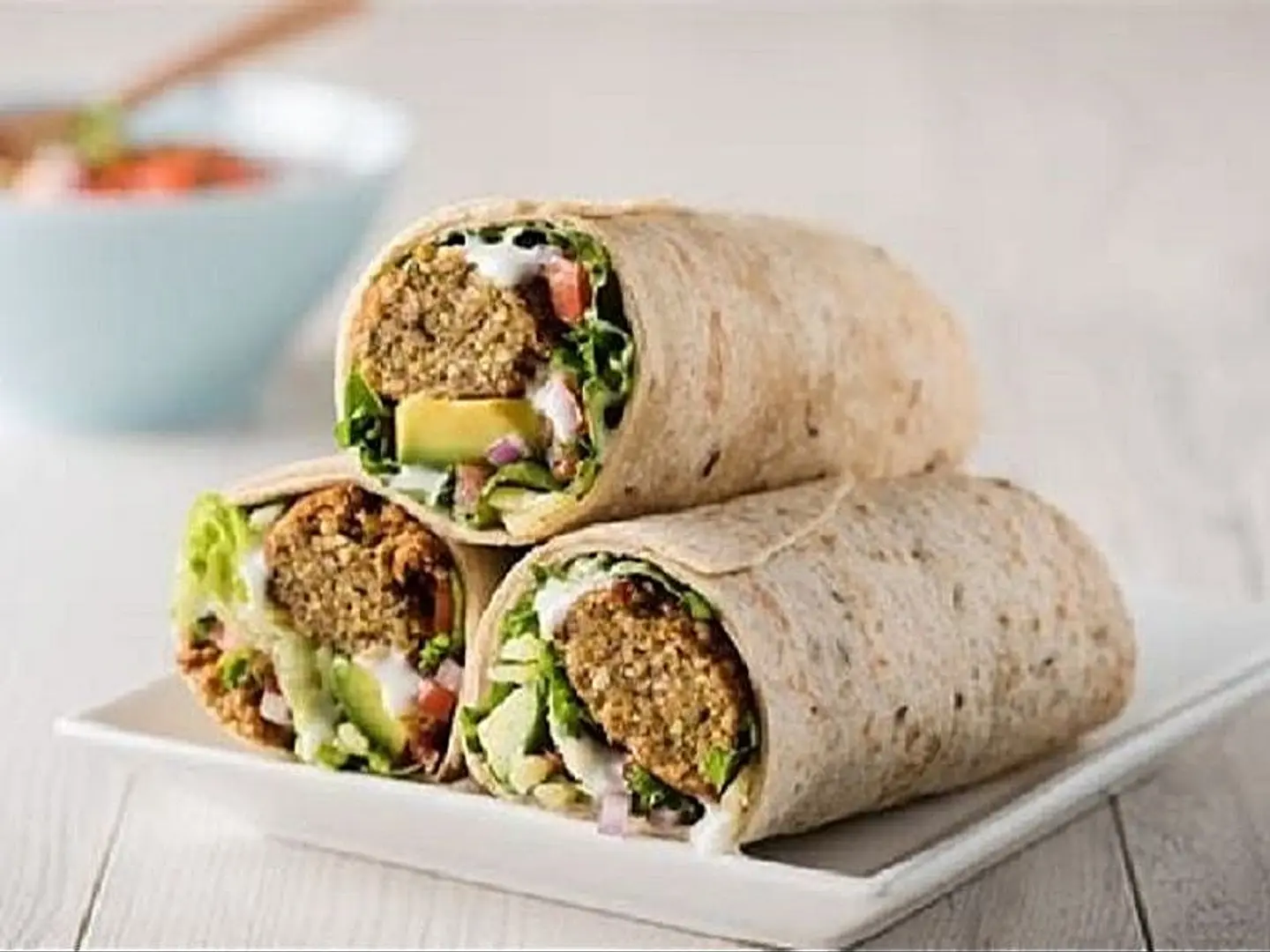 Falafel In Saj Bread