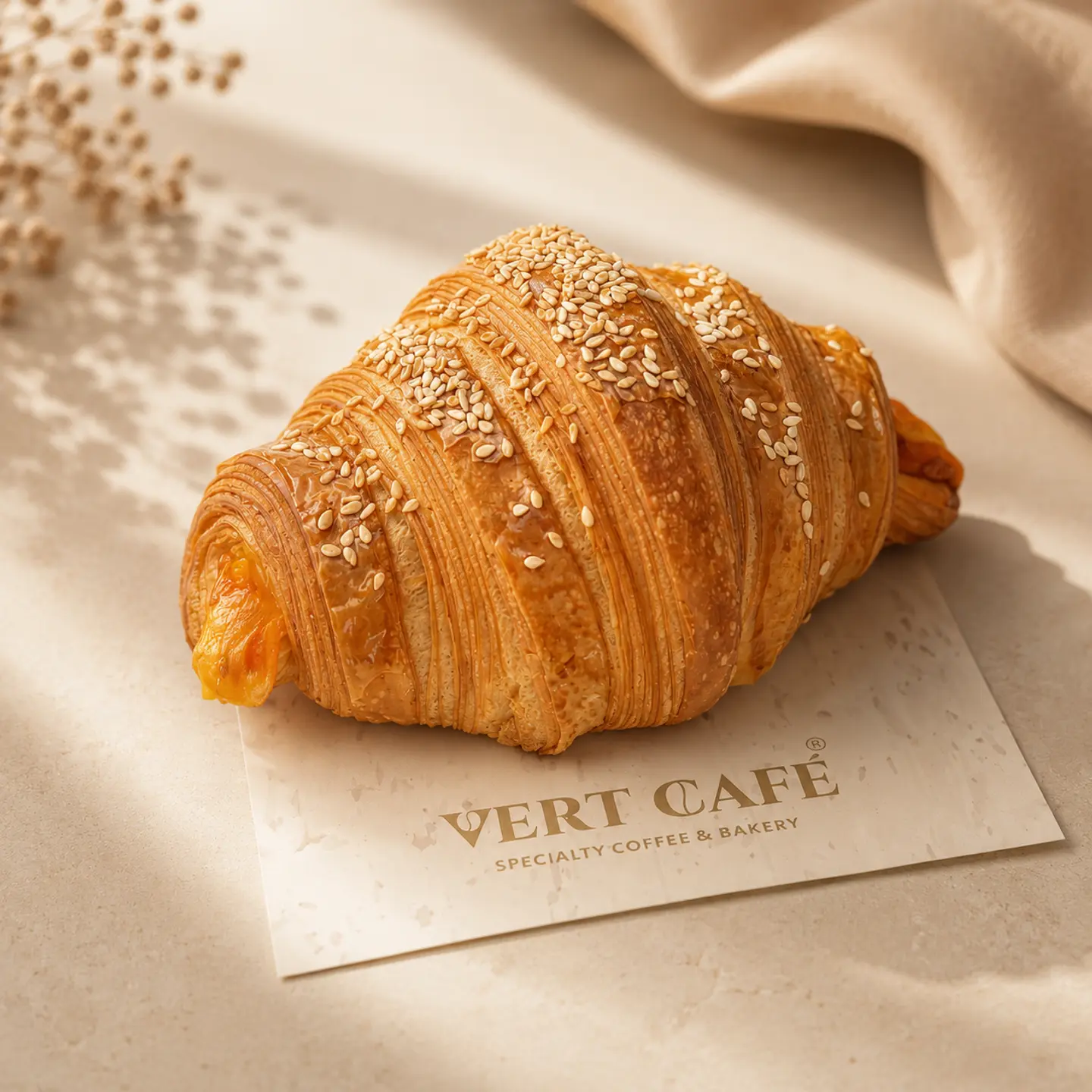 Large Cheddar Croissant