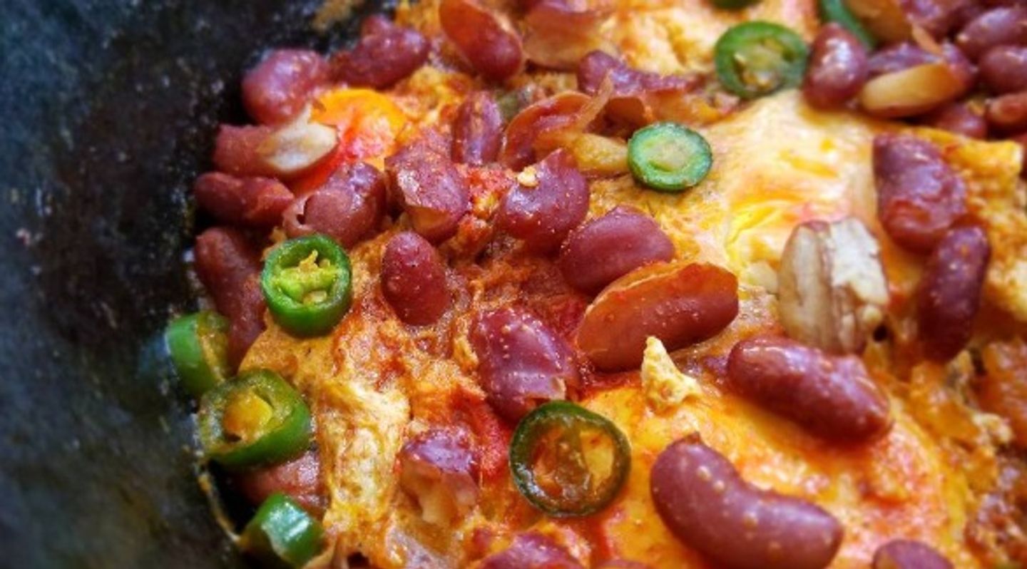 Red Beans With Eggs