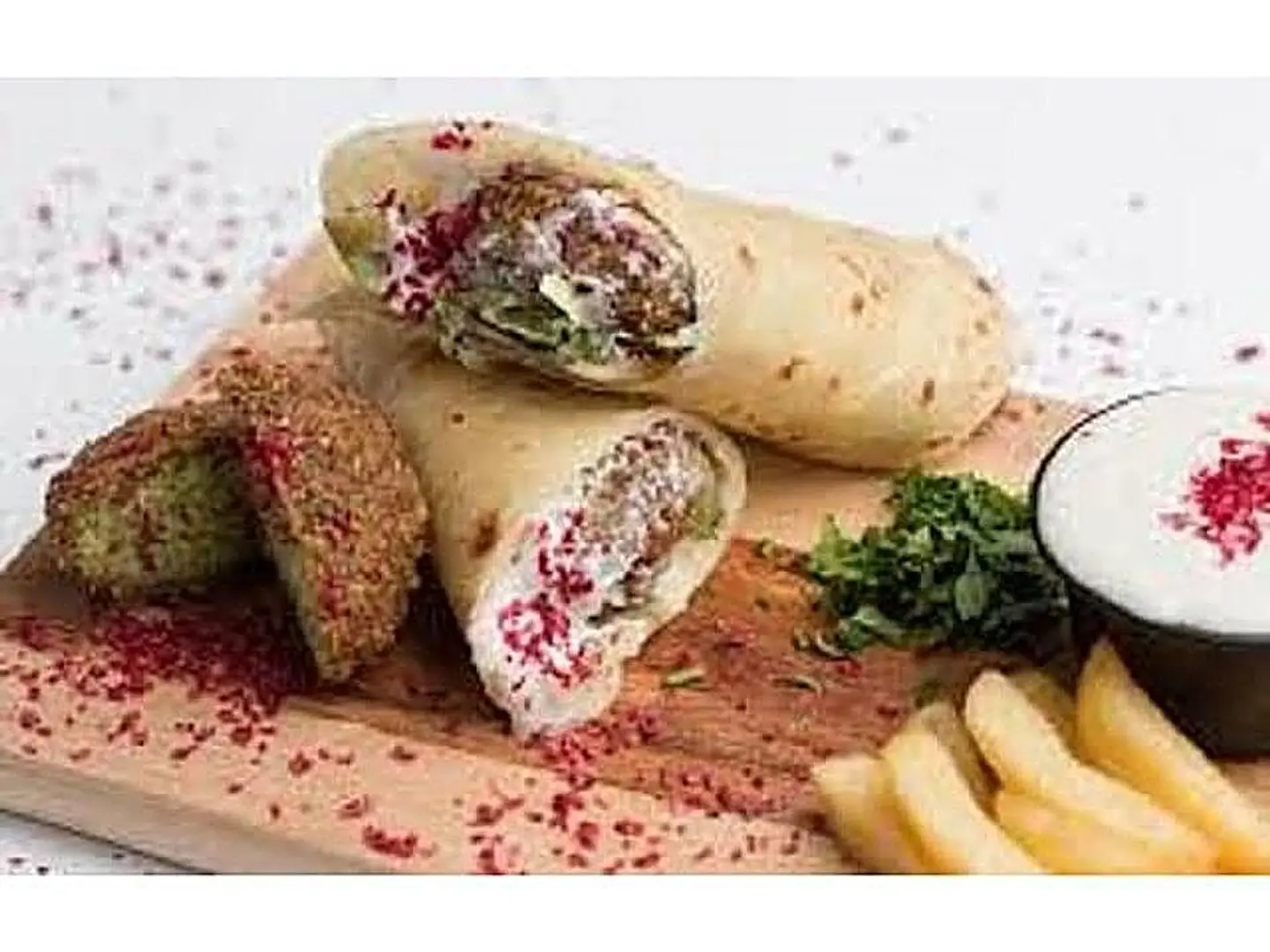 فلافل خبز شباتي