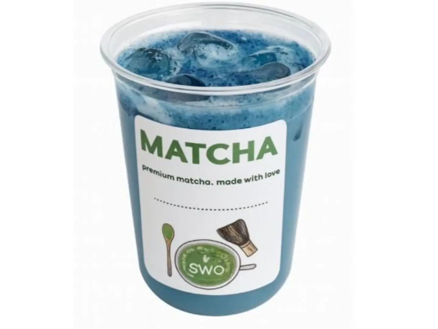 ماتشا لاتيه بلو