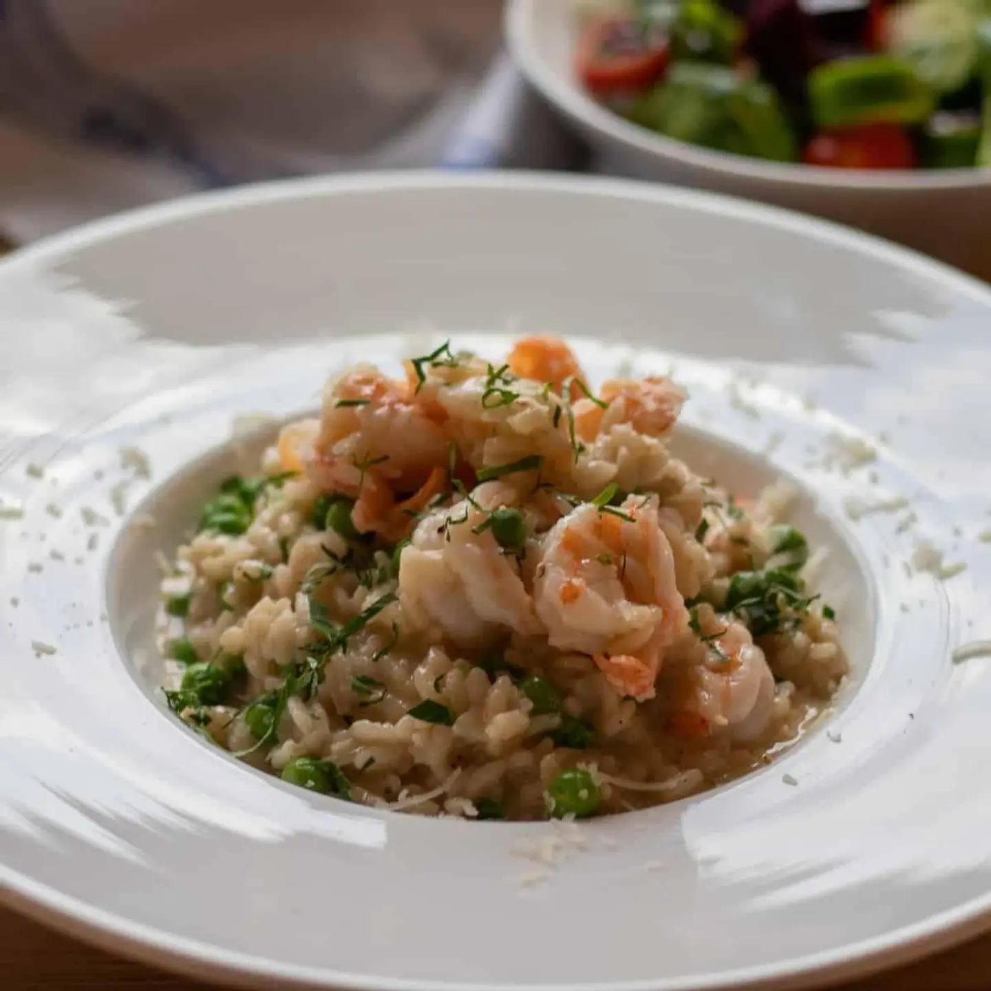 Shrimp Pesto Risotto