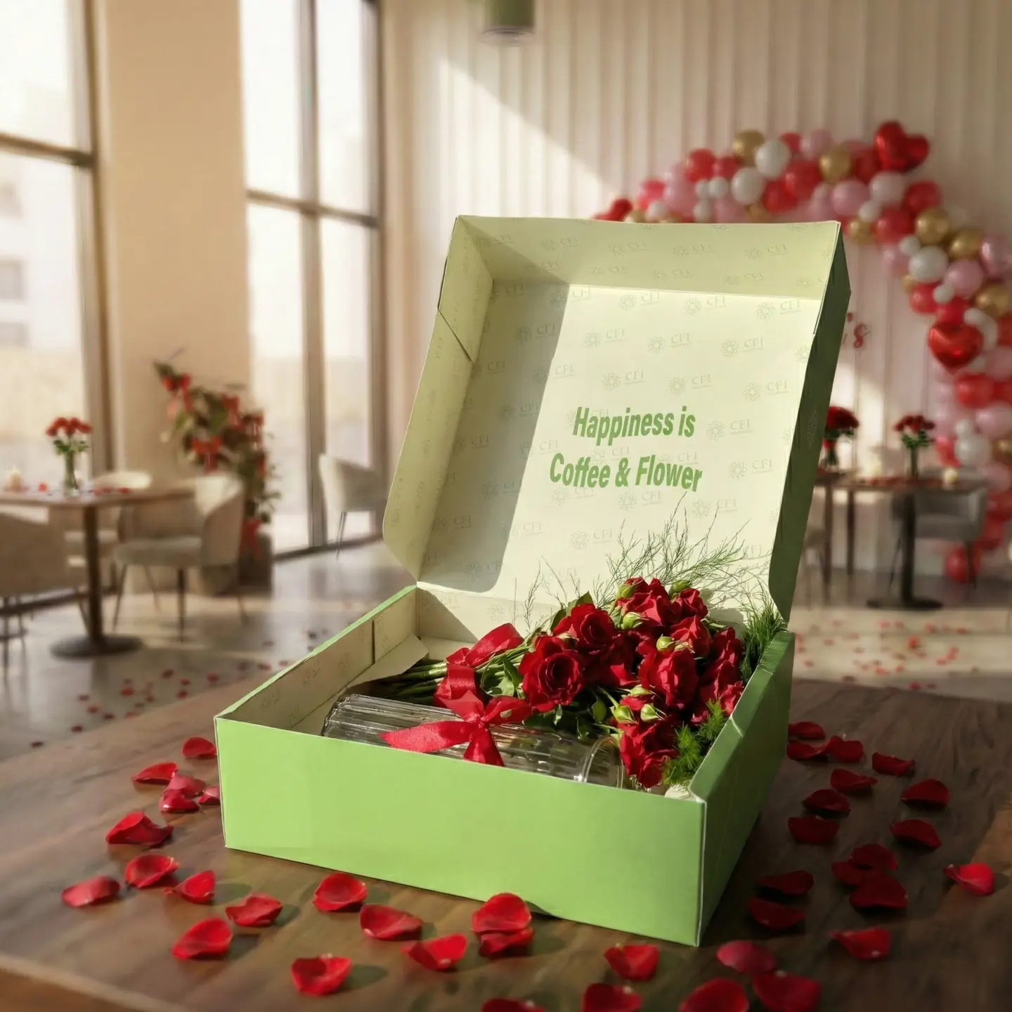Valentine's Box ( Flowers Vase )