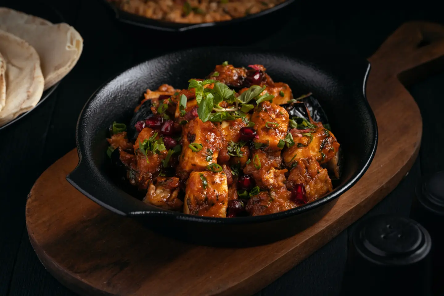 Hamsa Halloumi With Eggplant