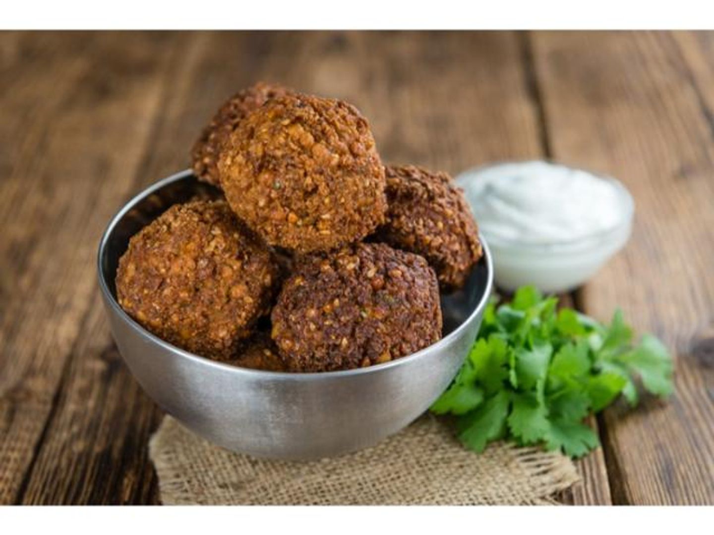 صحن فلافل صغير