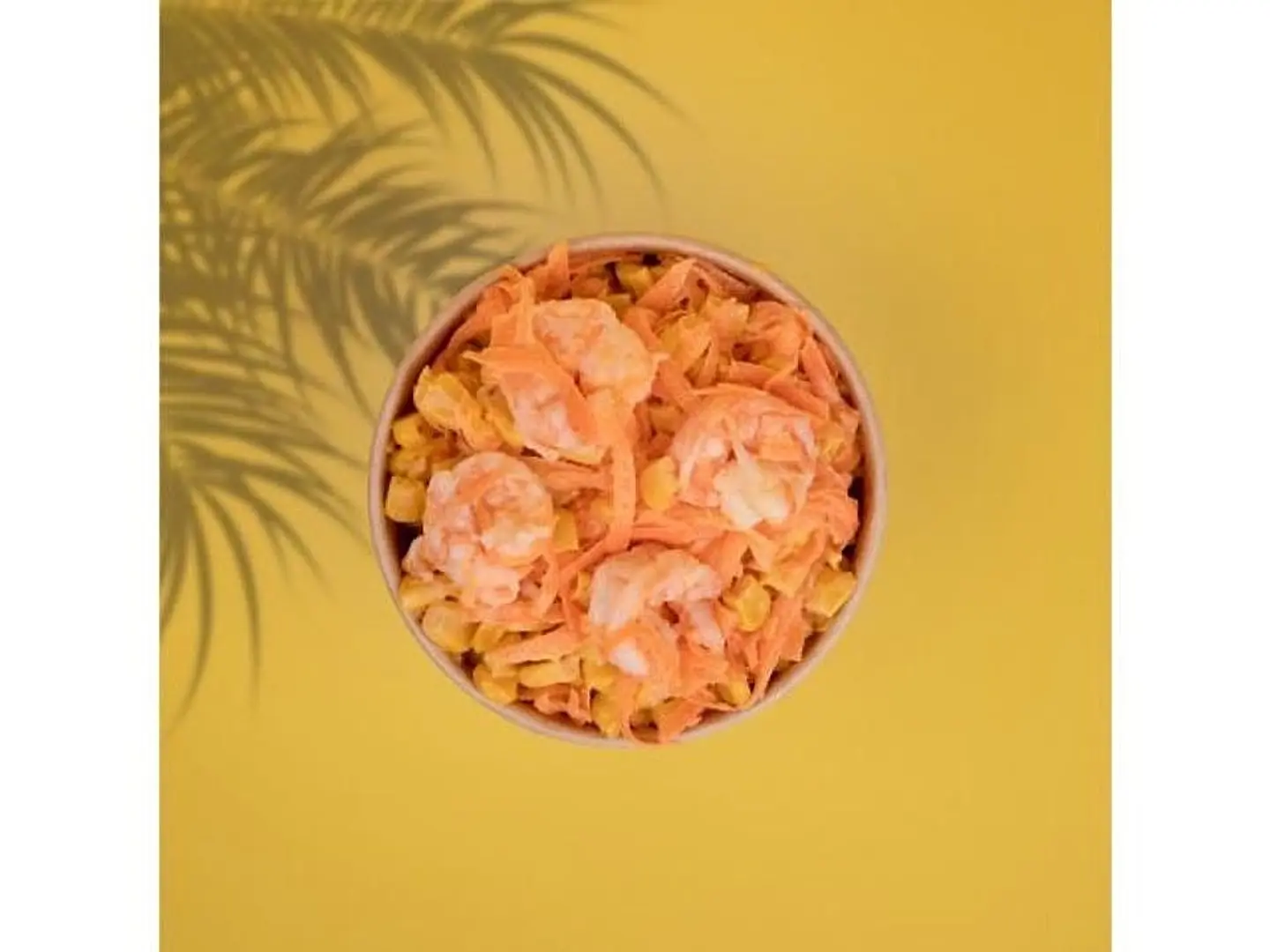 سلطة الجمبري مع الذرة