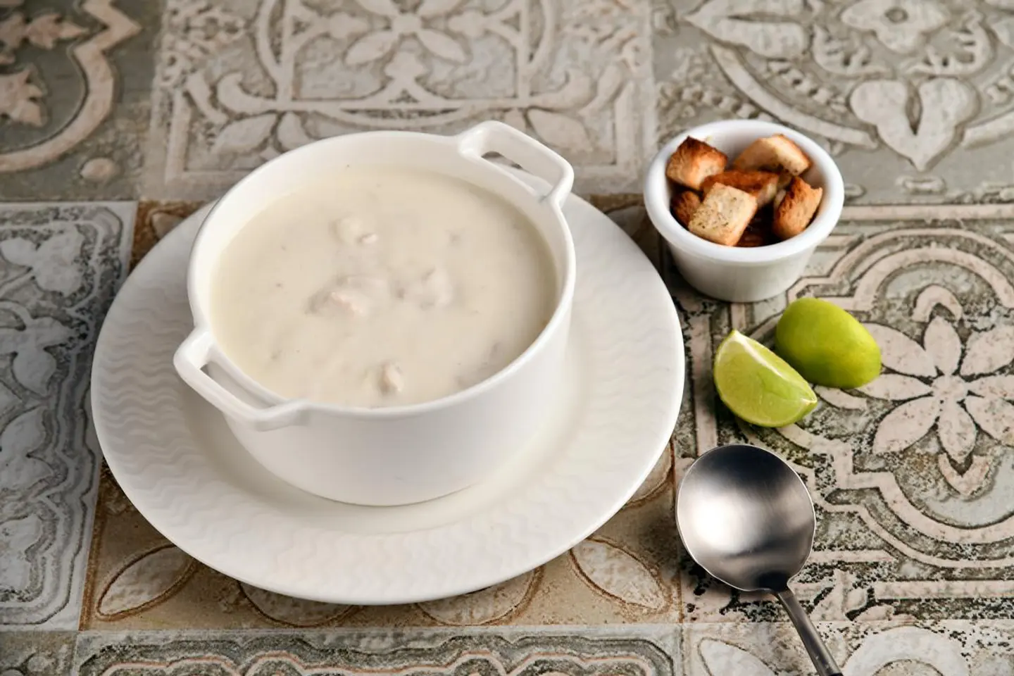 شوربة دجاج بالكريمة