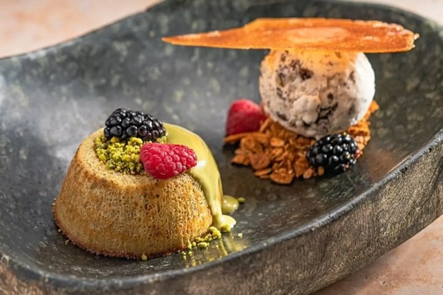 Pistachio Souffle
